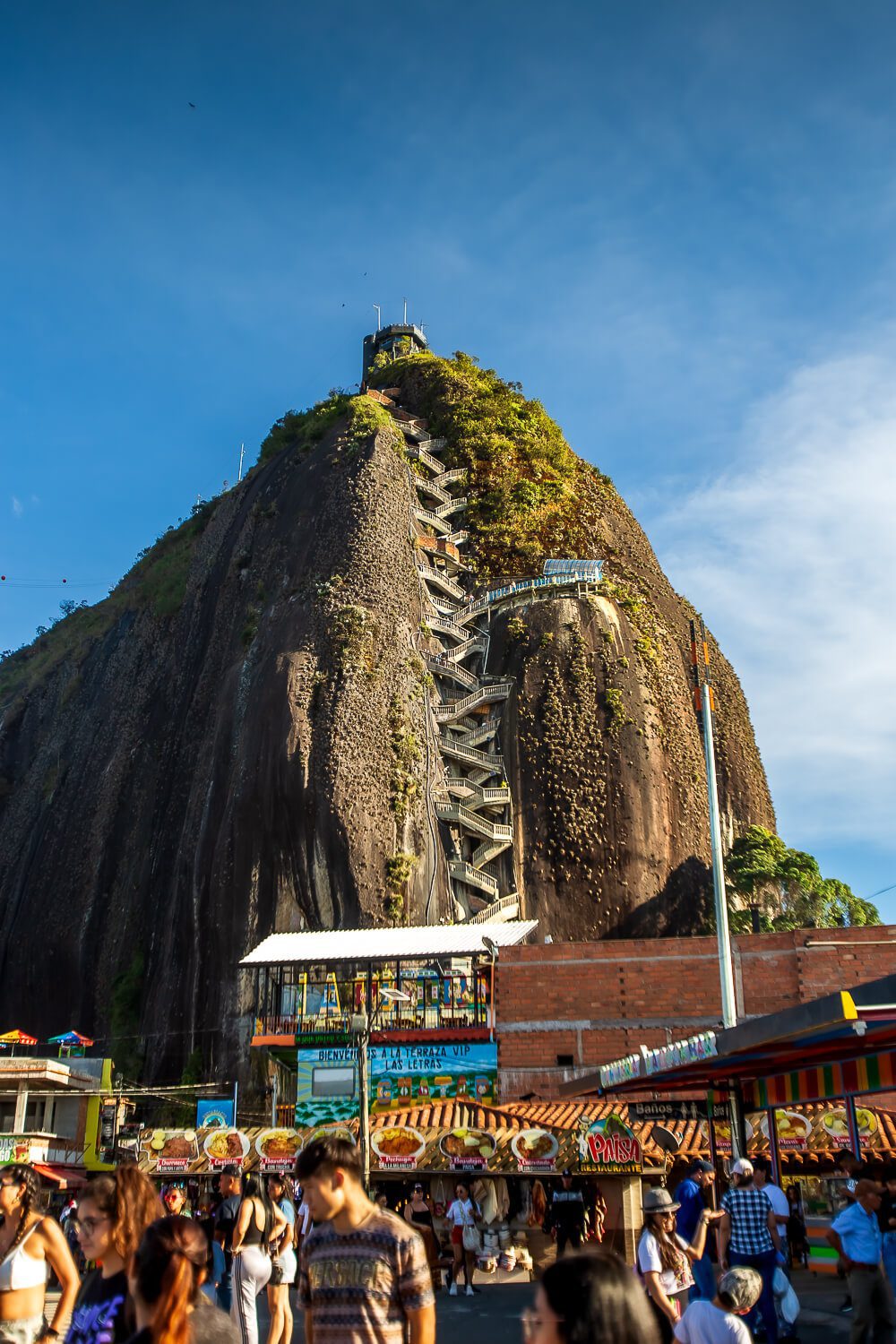 Piedra del Penol The rock in Guatape Colombia - one of the best things to do in Guatape