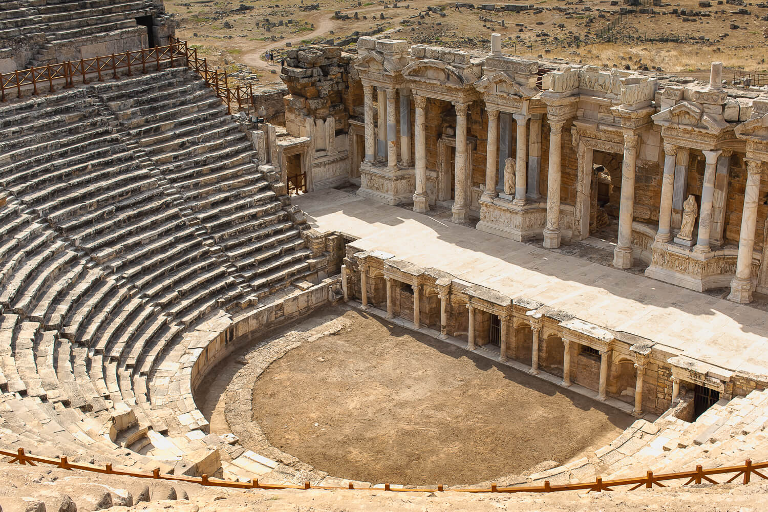 Hierapolis theater in Pamukkale