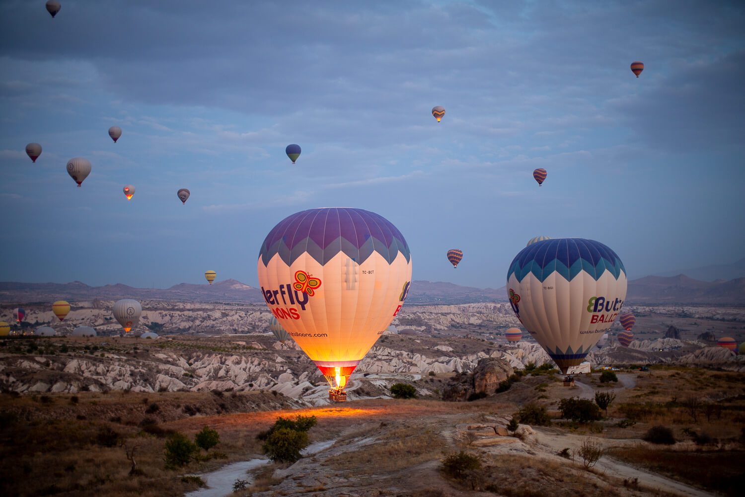 Hot Air Balloon ride in Cappadocia Turkey