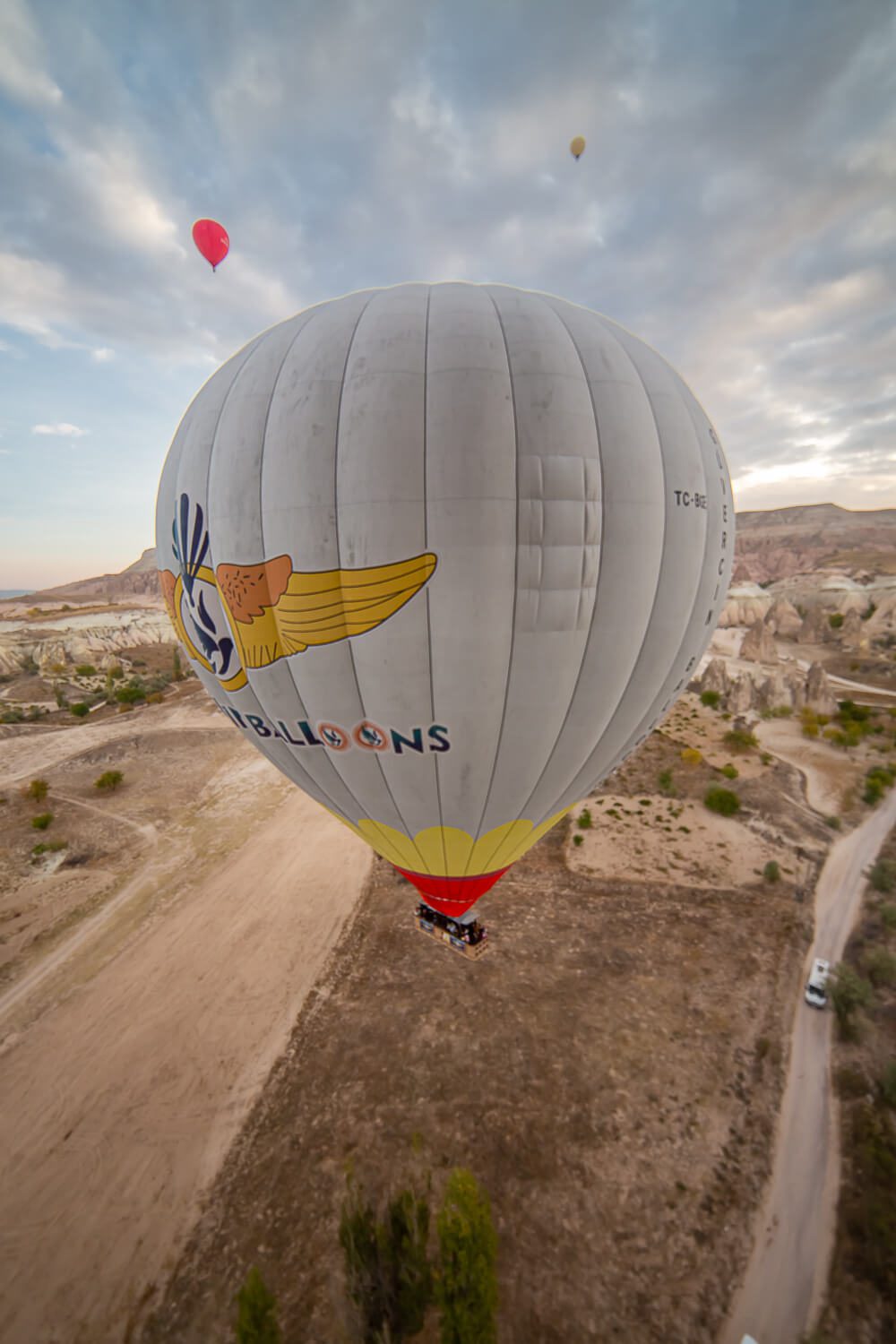 Riding a hot air balloon in Turkey Riding a hot air balloon in Turkey