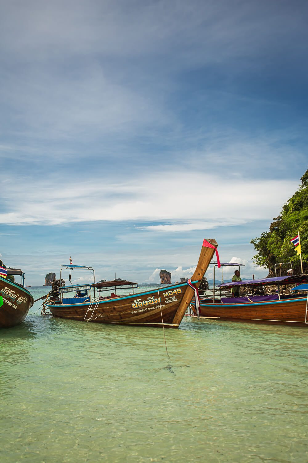 Longtail boats in Thailand Longtail boats in Thailand