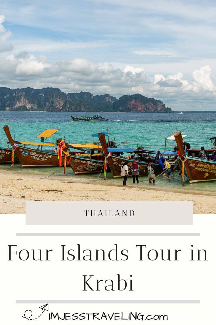 Four Islands Tour Krabi Longtail Boat Thailand Tour