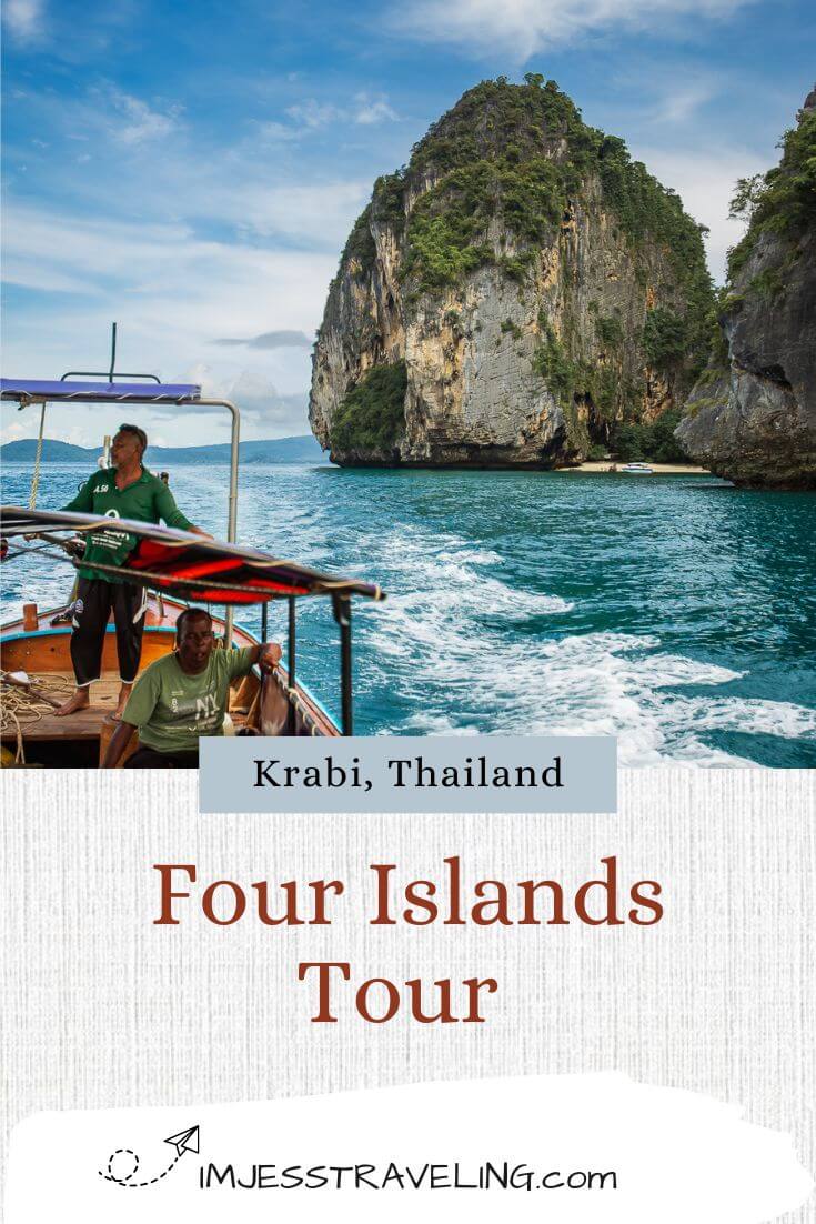 Thailand Long tail boat tour Four Islands Tour Krabi