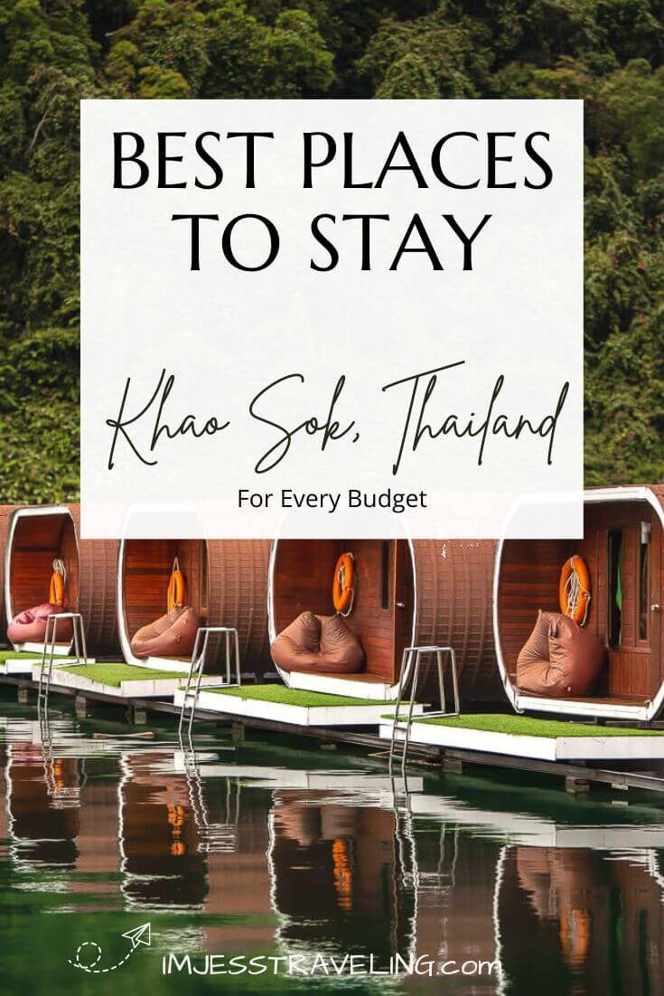Best places to stay in Khao Sok NP Thailand Where to stay in Khao Sok