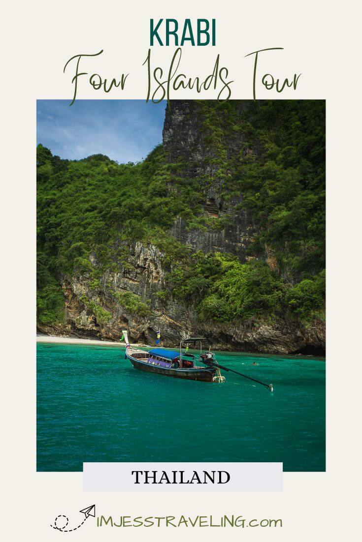 Four Islands Tour Krabi Longtail Boat Thailand Tour