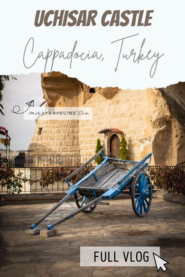 Visiting Uchisar Castle in Cappadocia Turkey