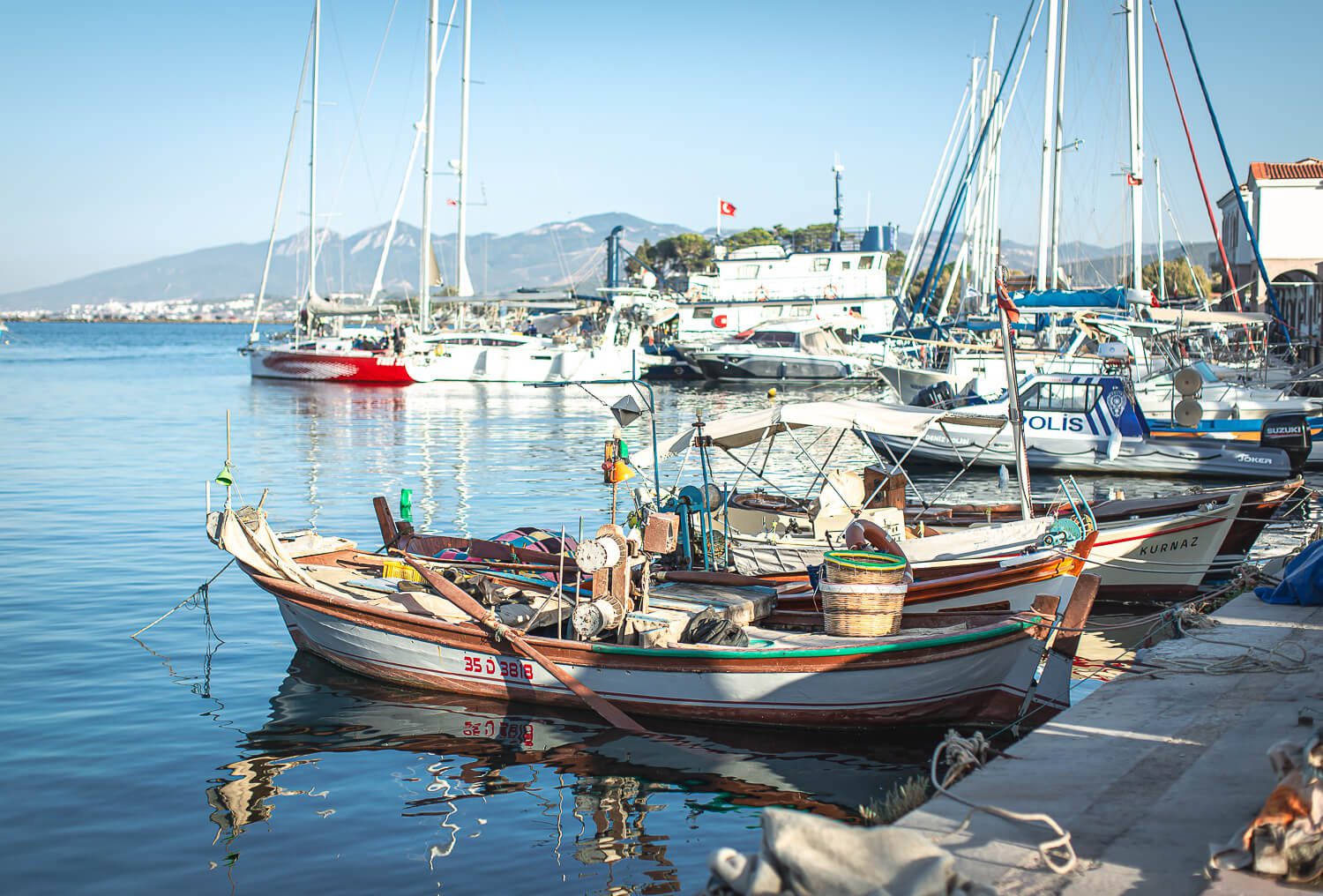 Urla town in Turkey