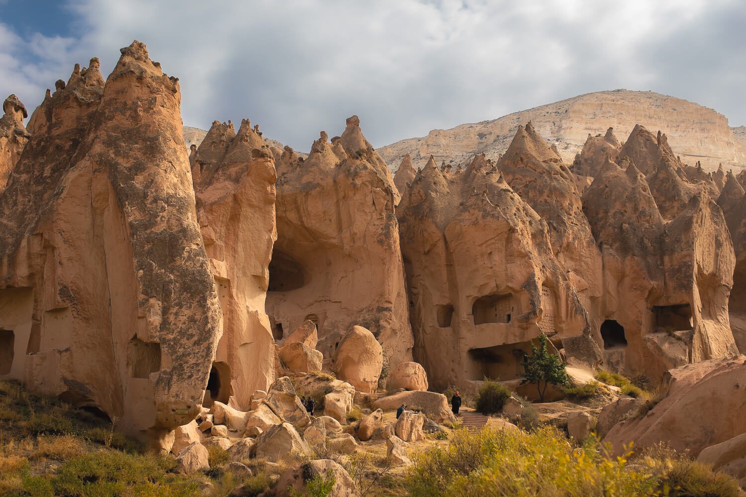 Cave dwellings in Cappadocia