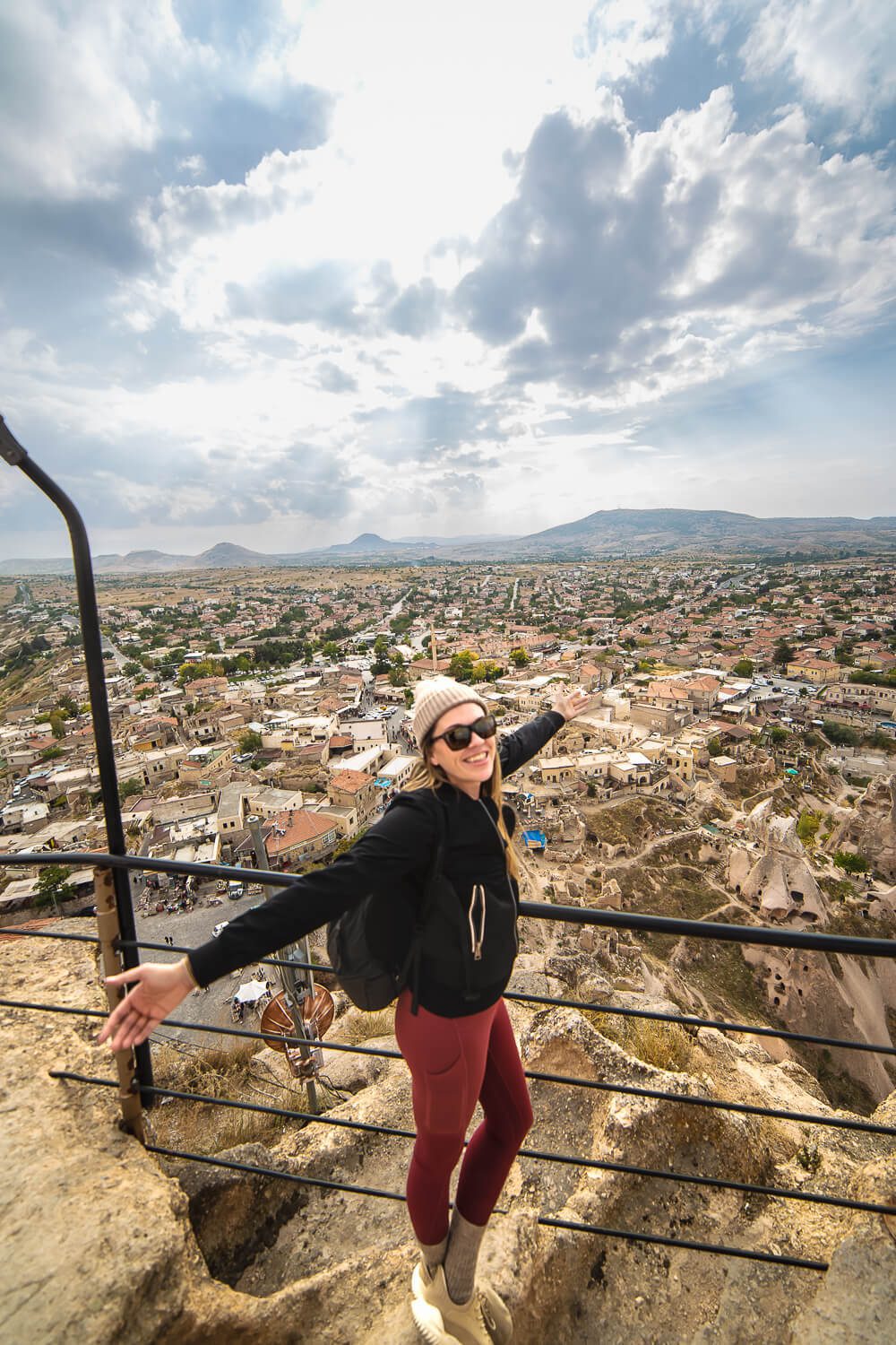 Im Jess Traveling on the Top of Uchisar Castle Im Jess Traveling on the Top of Uchisar Castle