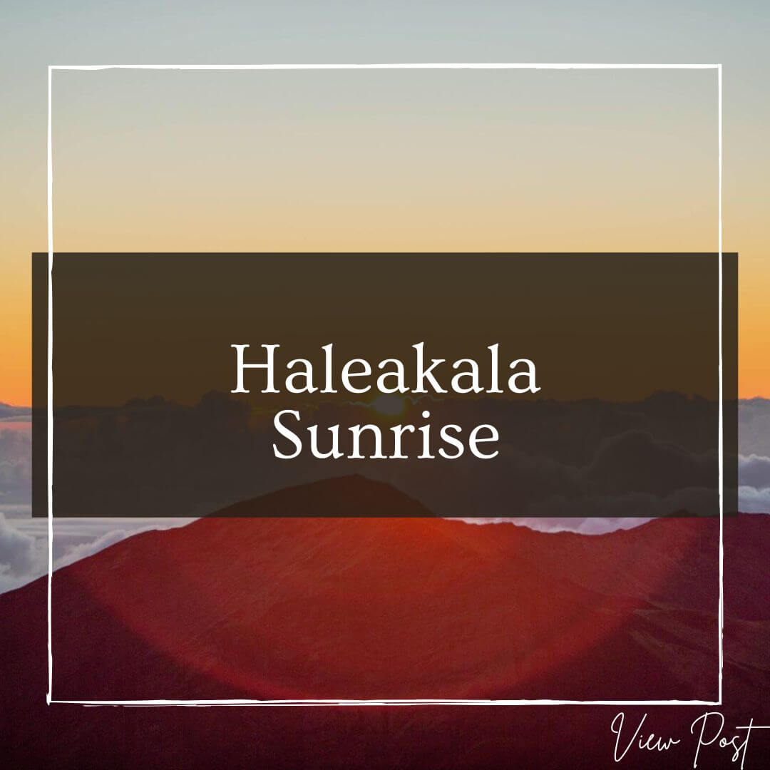 Haleakala Sunrise atop Haleakala Crater 