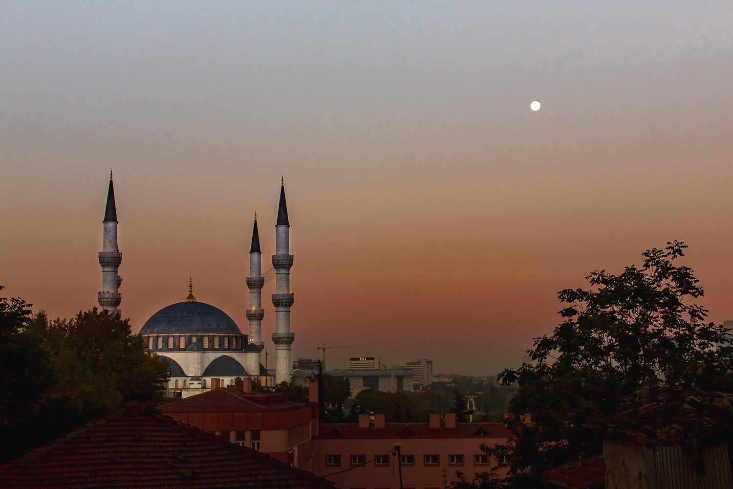 Beautiful Mosque in Ankara, Türkiye