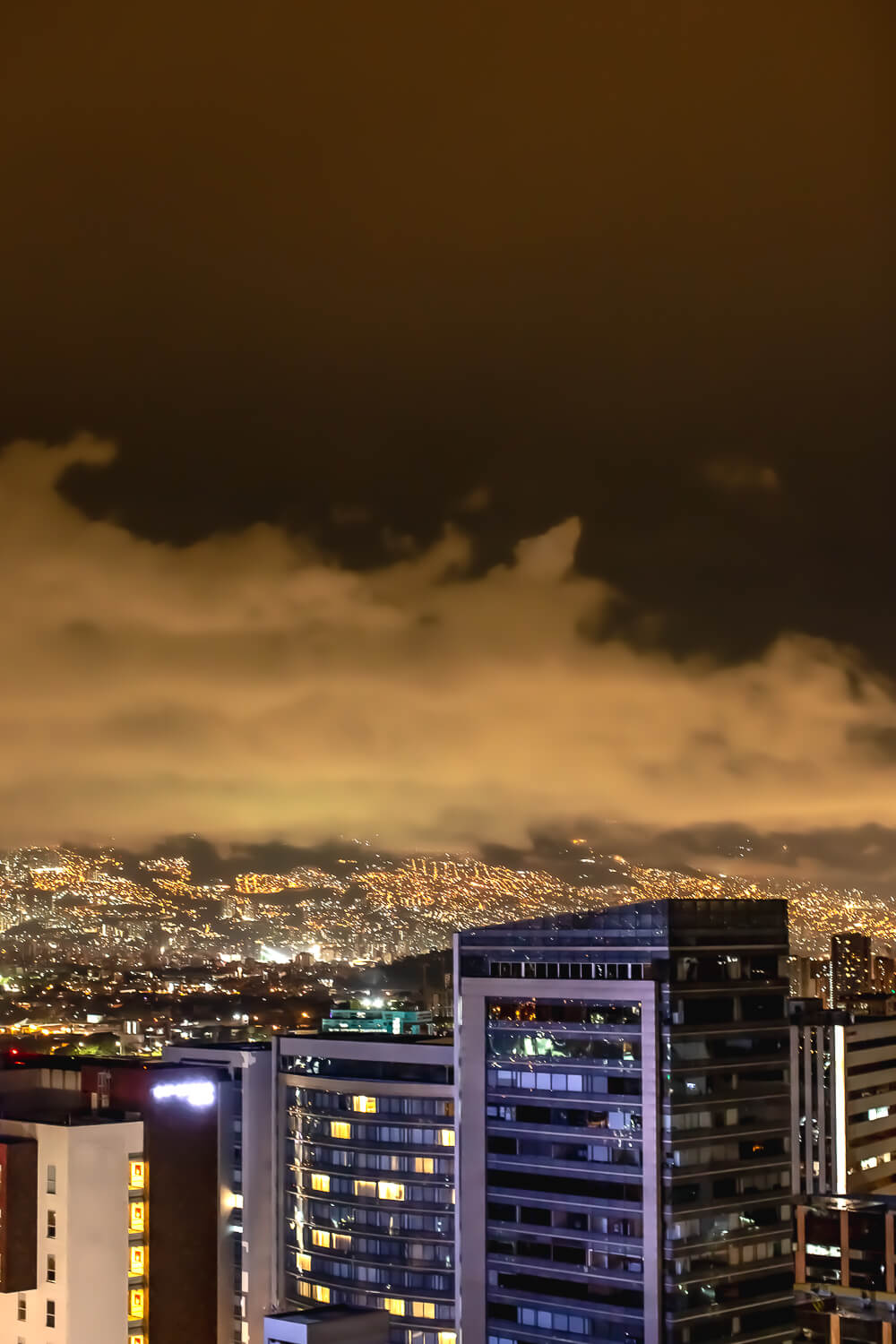 Medellin at Night Medellin at Night