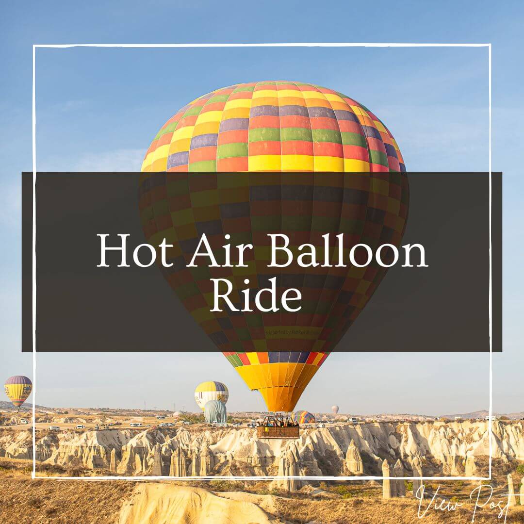 Riding a hot air balloon is one of the best things to do in Turkey