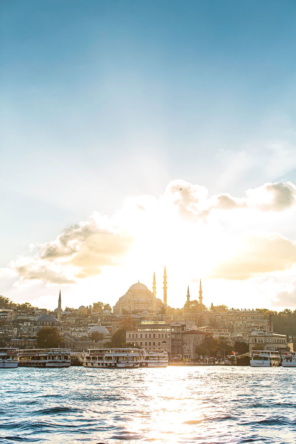 Sunset on the Bosphorus Bridge