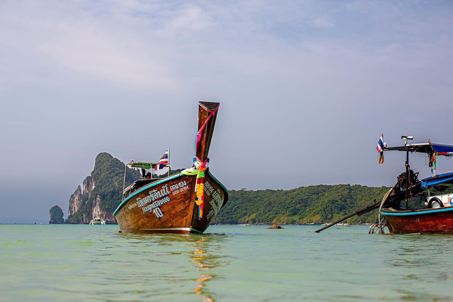 Longtail boats in Koh Phi Phi