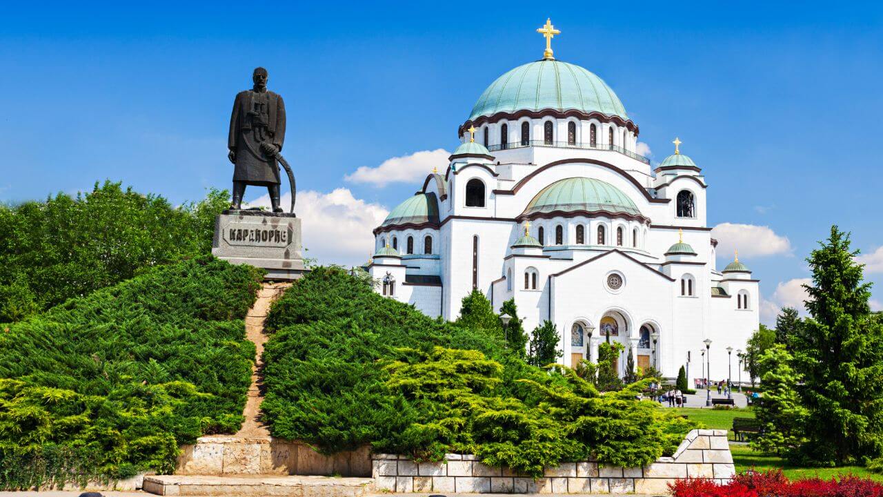 St. Sava Temple in Belgrade St. Sava Temple in Belgrade<br>
