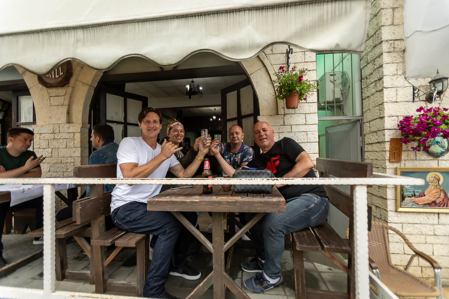 Having with Locals in Berat Hanging with the Locals in Berat