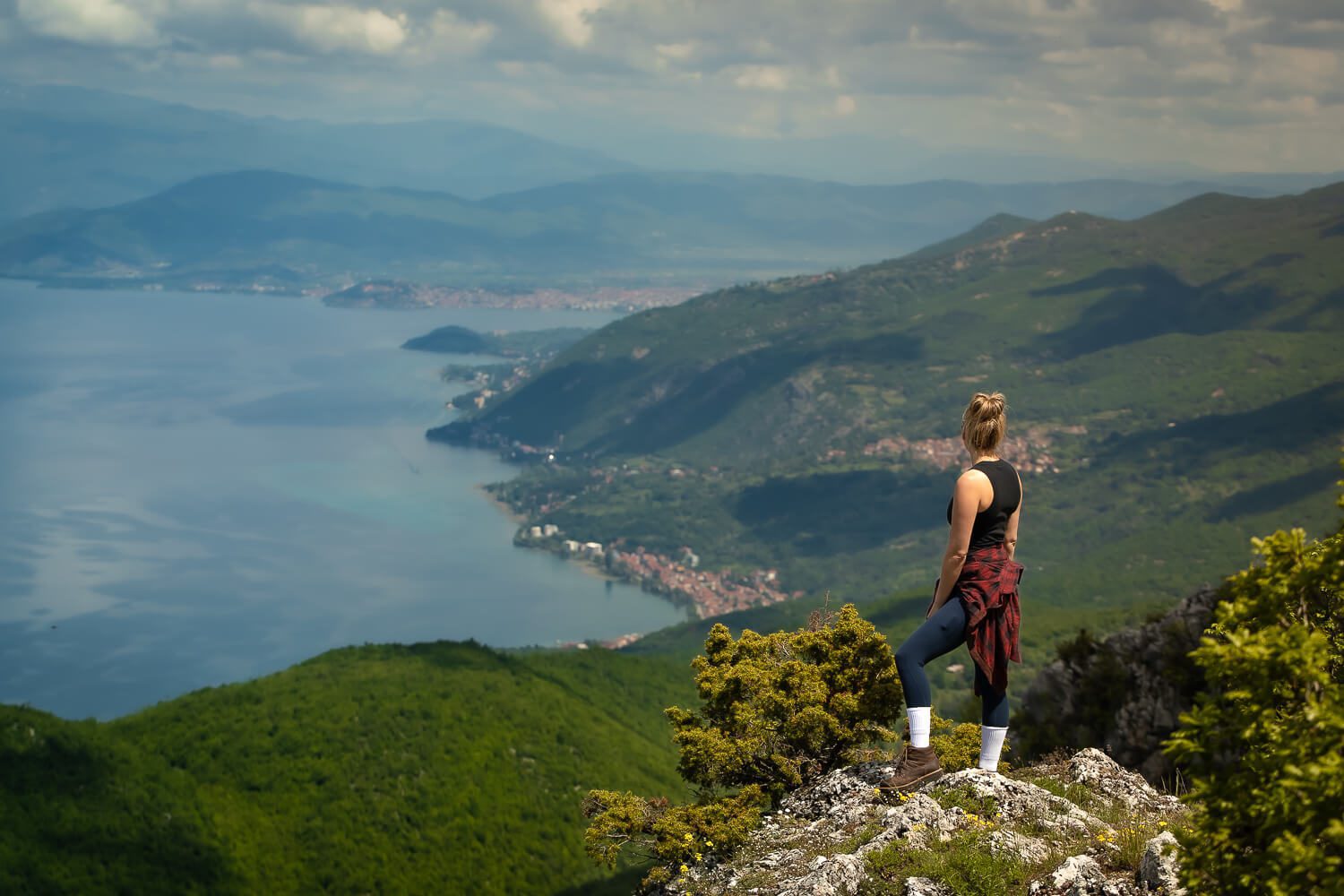 Im Jess Traveling in Galicica National Park