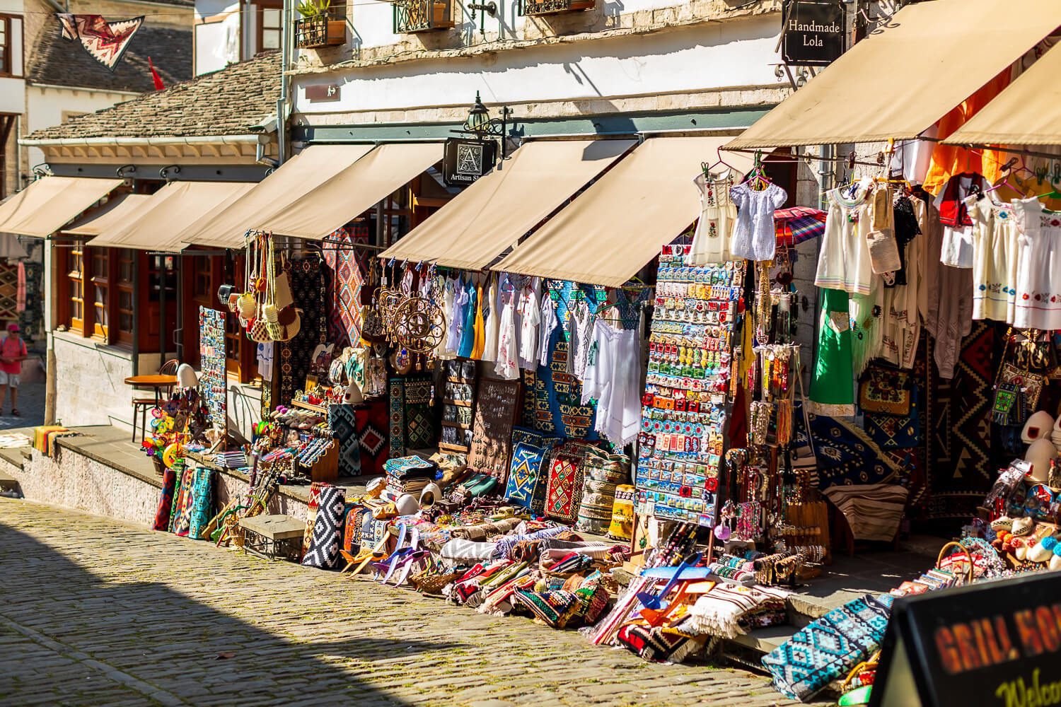 Old Bazaar in Gjirokaster Old Bazaar in Gjirokaster