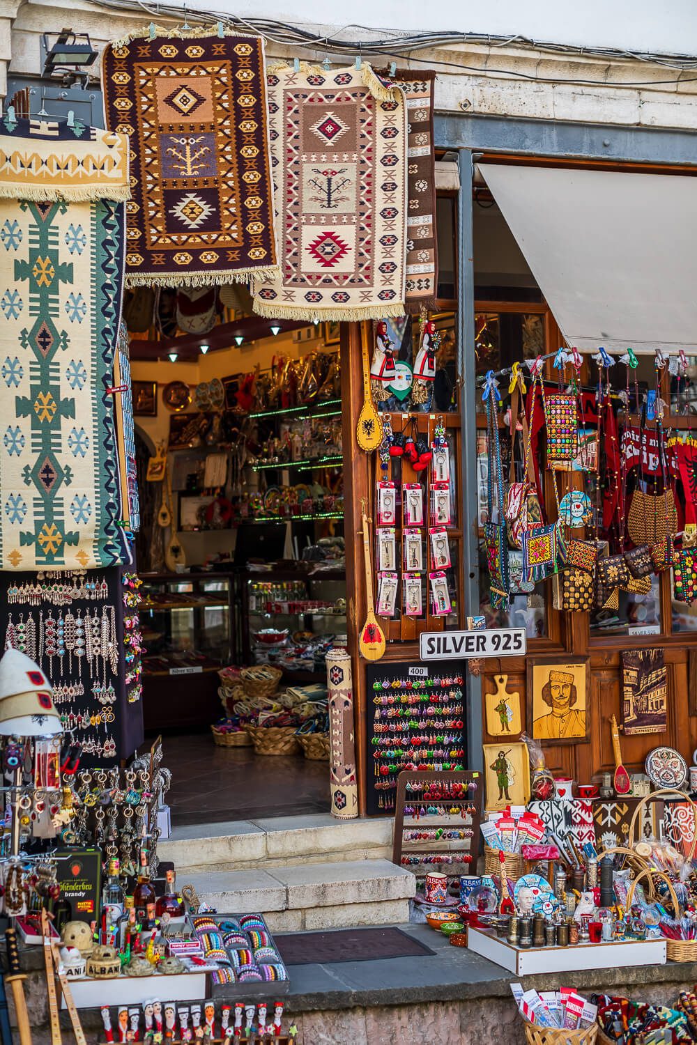 Old Bazaar in Gjirokaster Old Bazaar in Gjirokaster