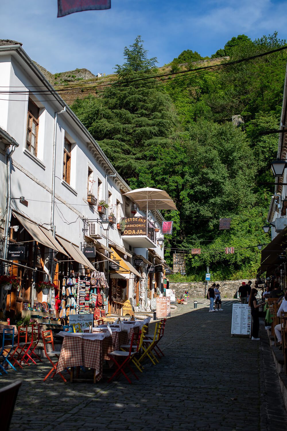 Old Bazaar in Gjirokaster Old Bazaar in Gjirokaster