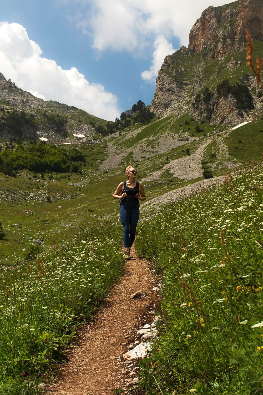 Hiking Maja Rosit in Valbone National Park