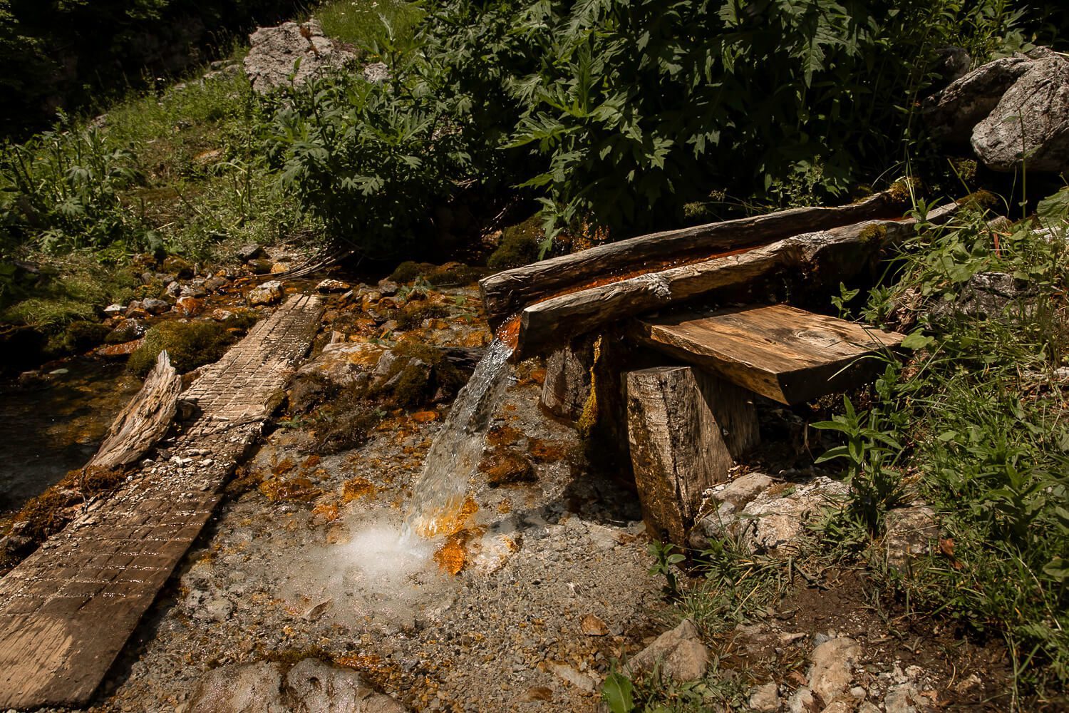 Fresh water on the trail Fresh water on the trail