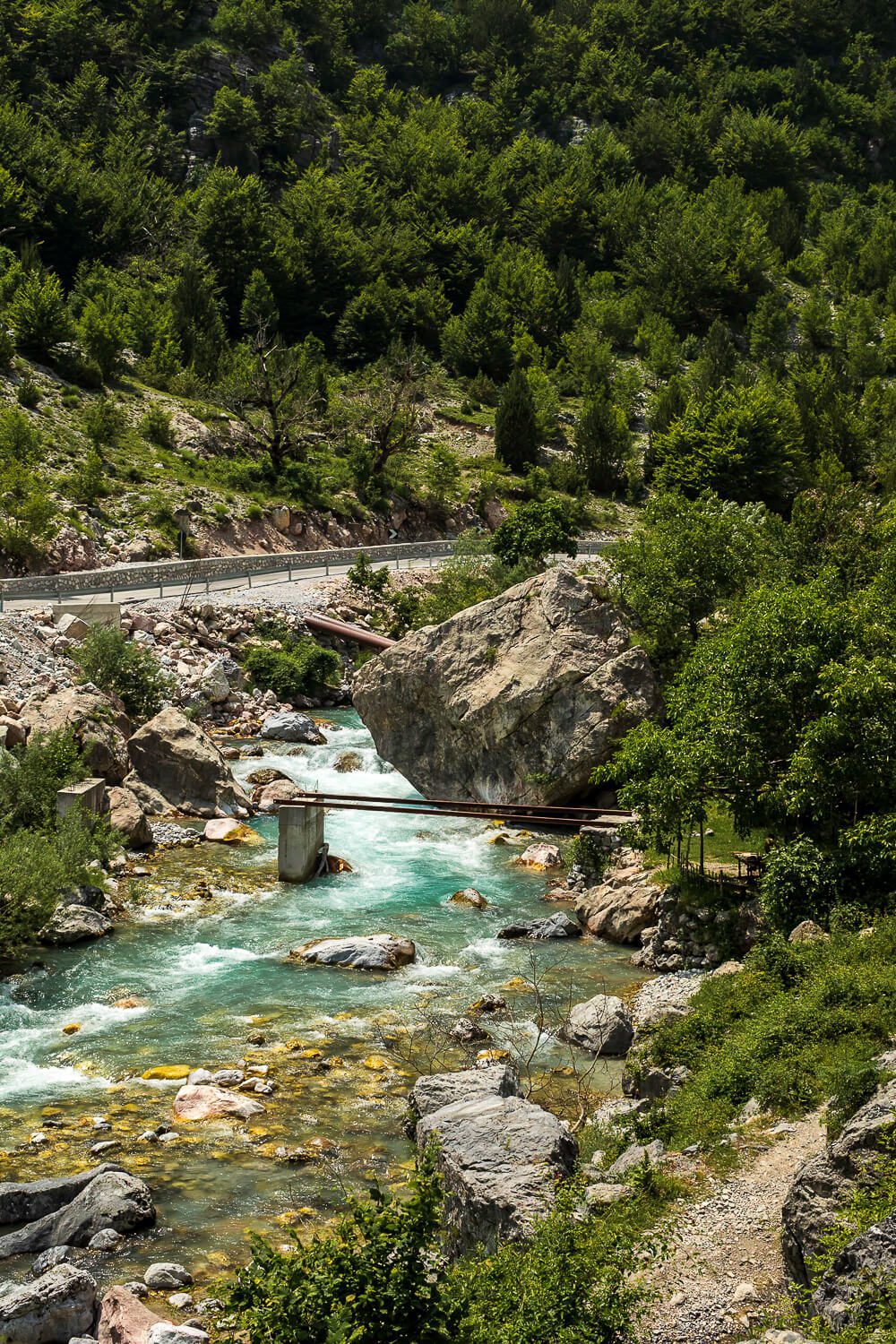 River in Theth River in Theth