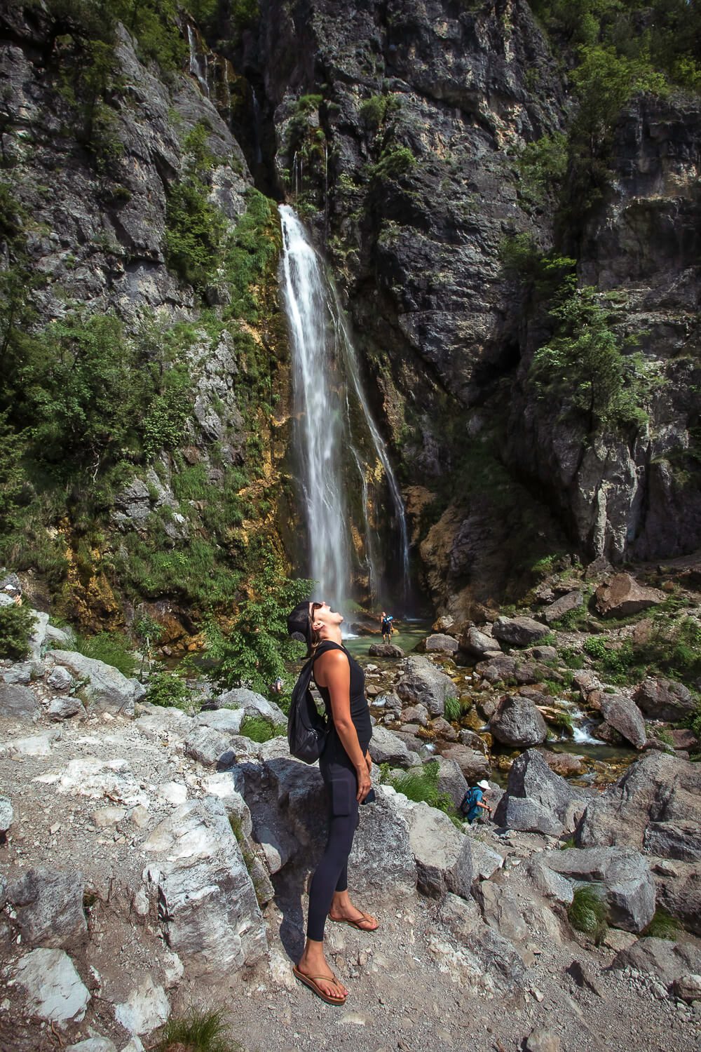 Im Jess Traveling at Grunas Waterfall