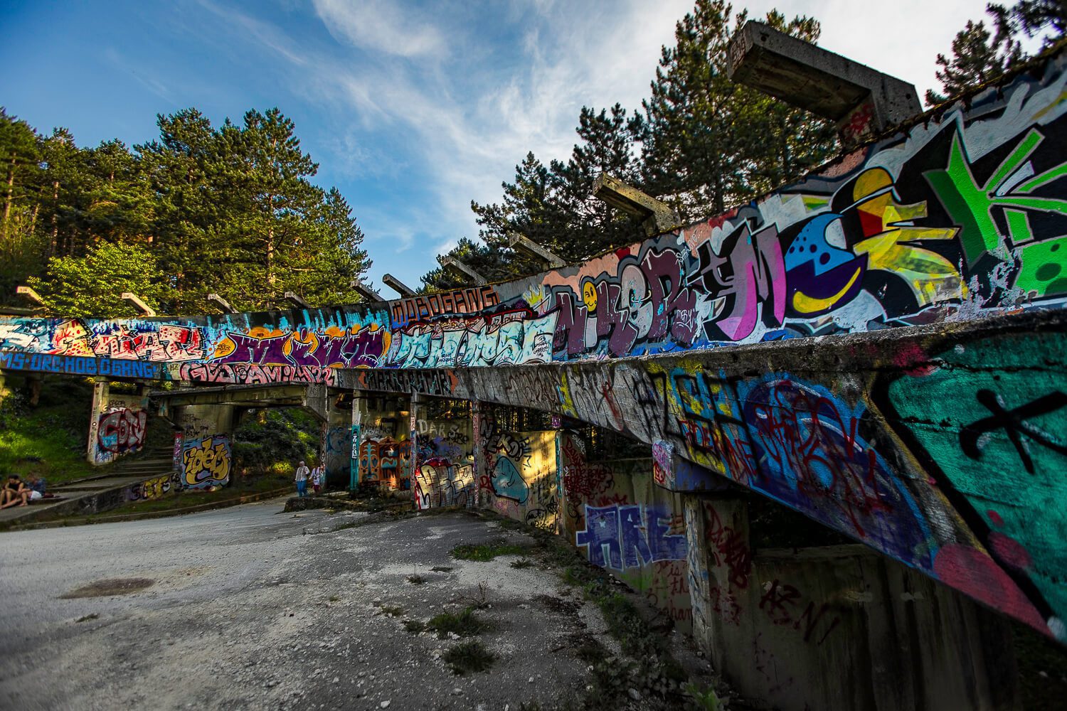 Sarajevo Abandoned Bobsled Track