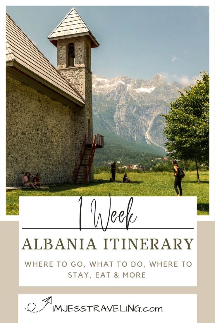 Albania Itinerary Albnai Itinerary for 1 week