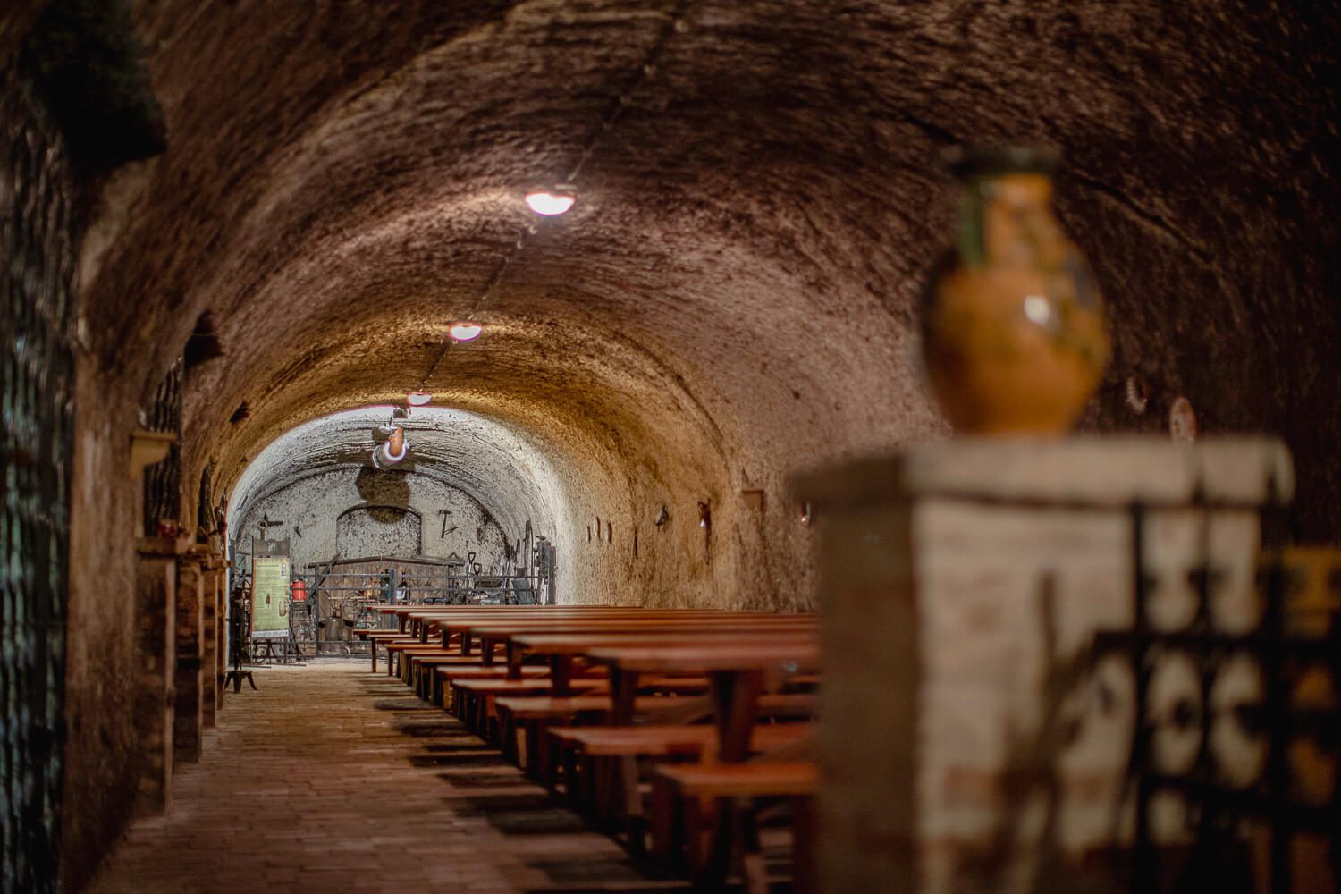 Tasting Bulls blood in Eger