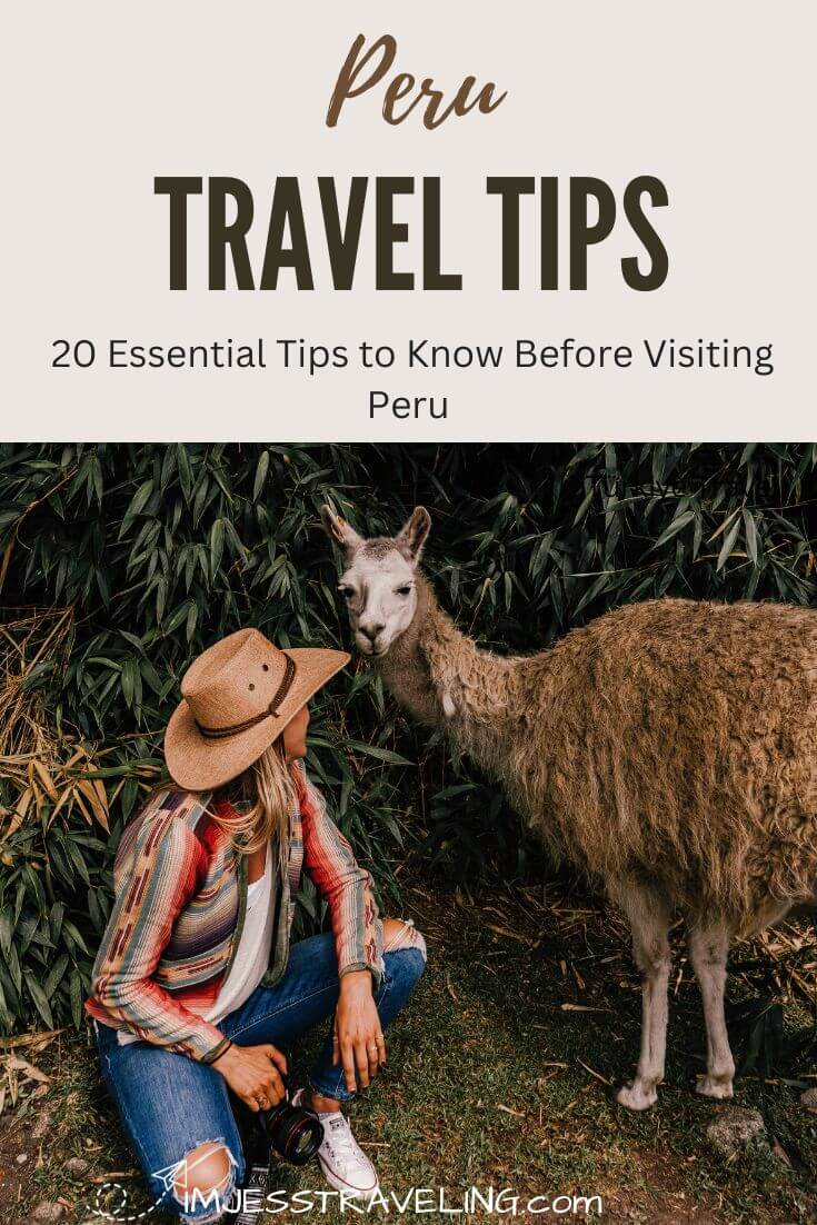 Peru Travel Tips Traveling in Peru Tips
