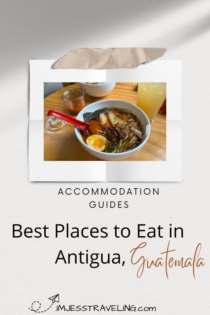 Best Restaurants in Antigua, Guatemala