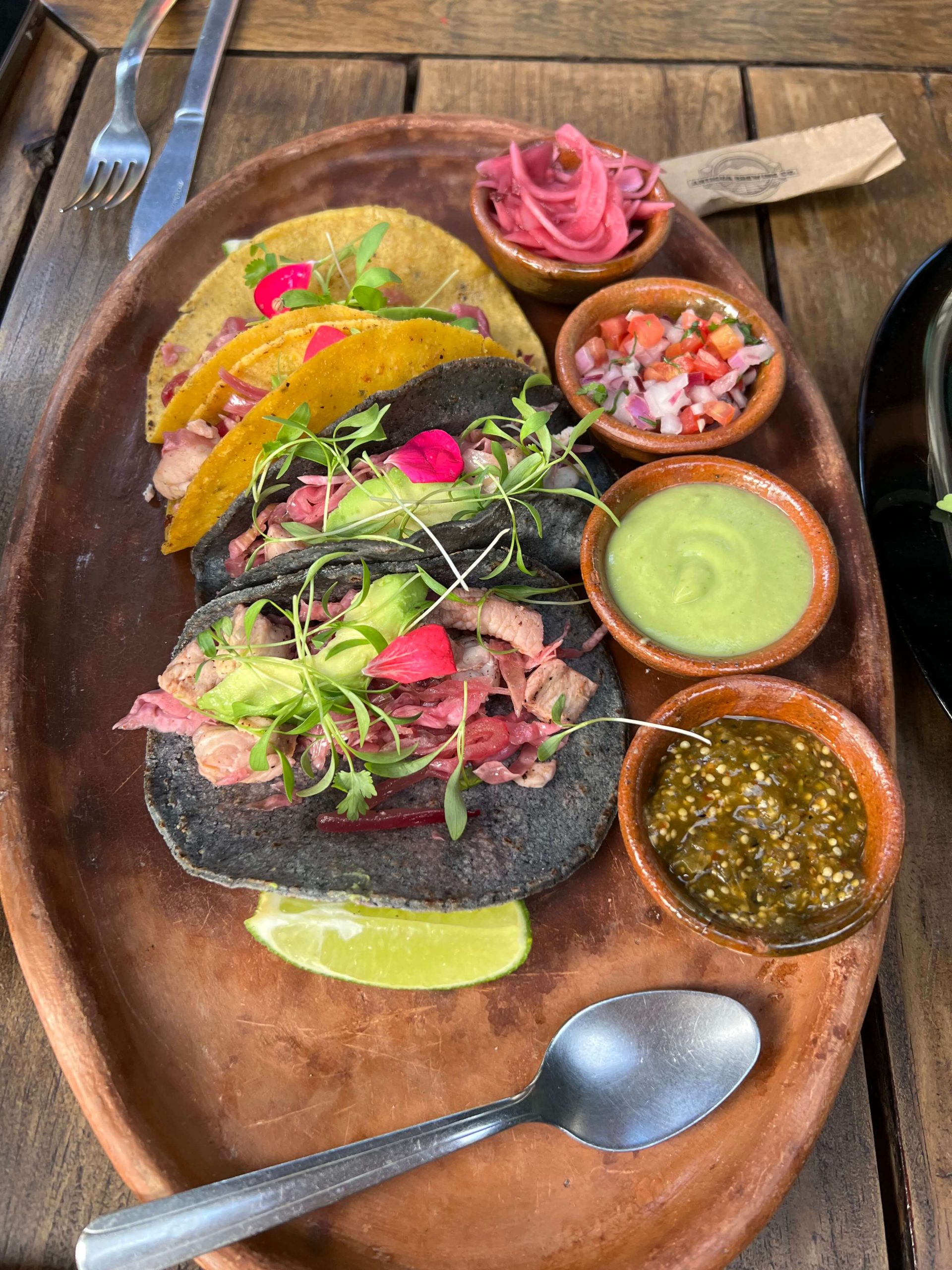 Tacos in Antigua Guatemala