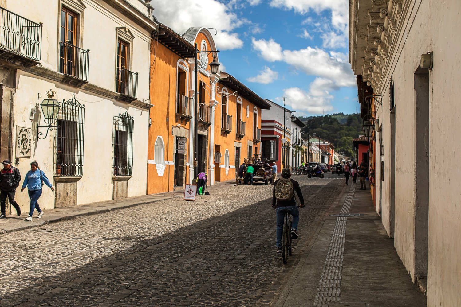Streets on Antigua Guatemala 