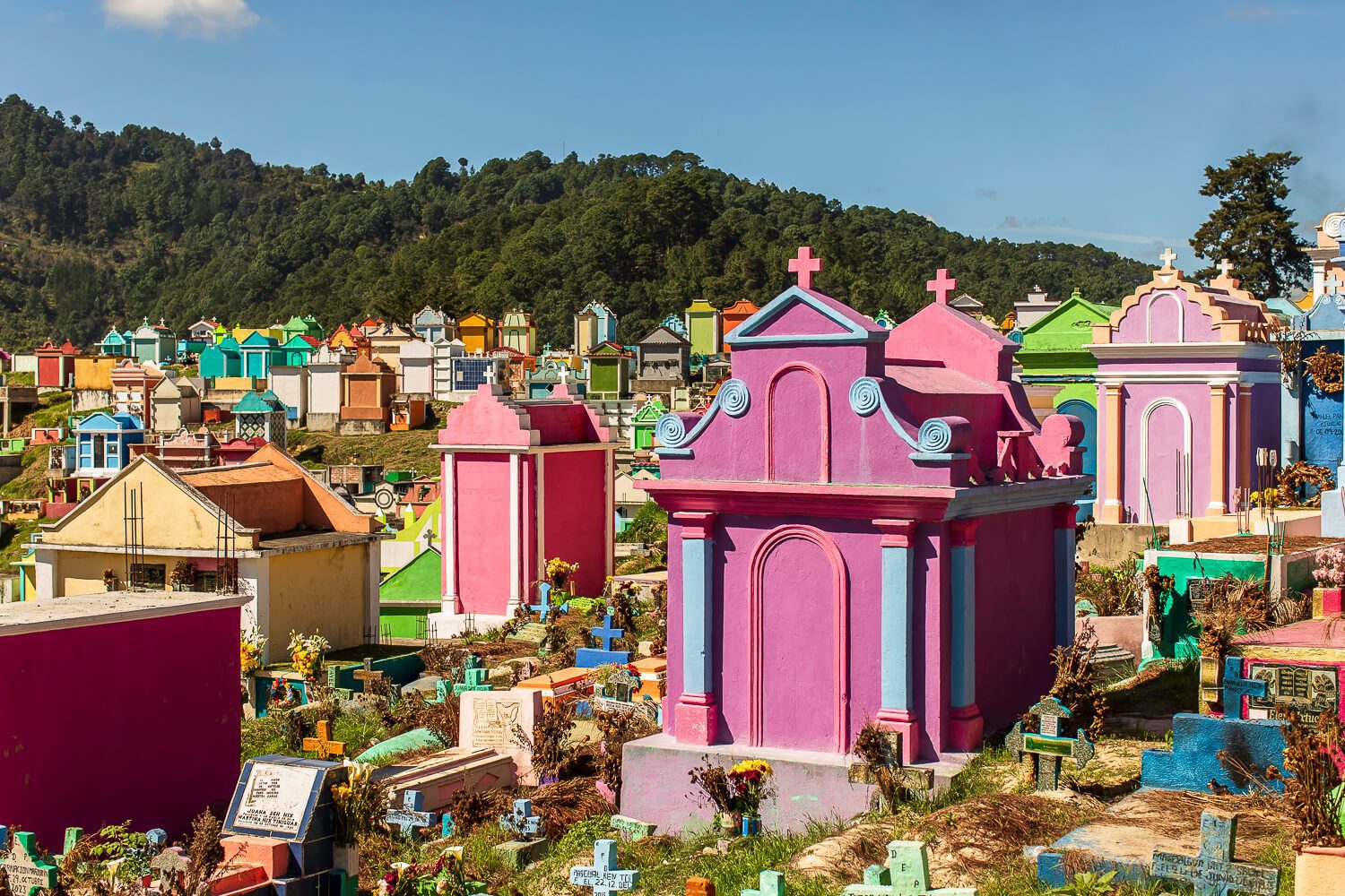 the colorful chichi cemetery
