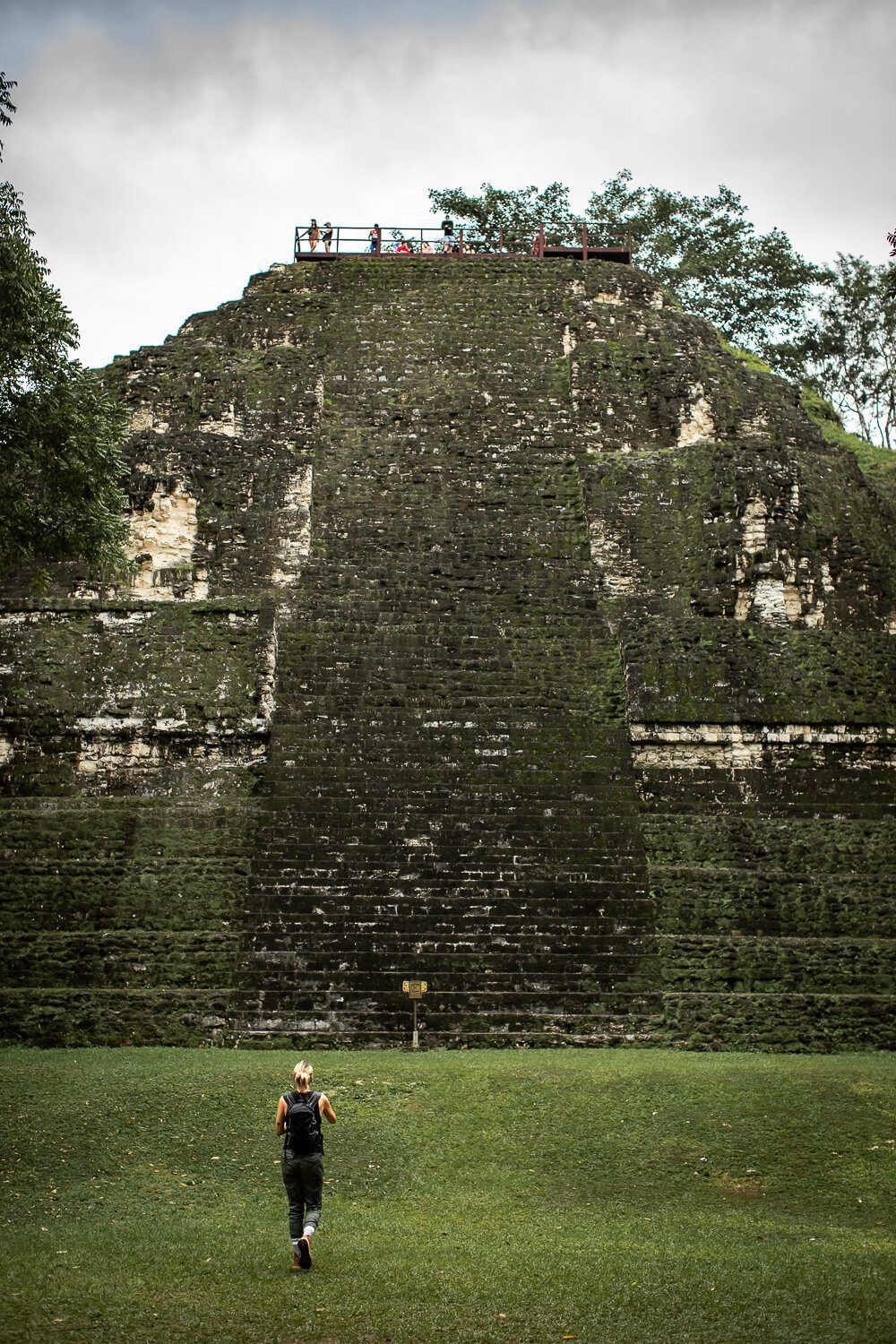 Exploring ancient Mayan ruins in Tikal