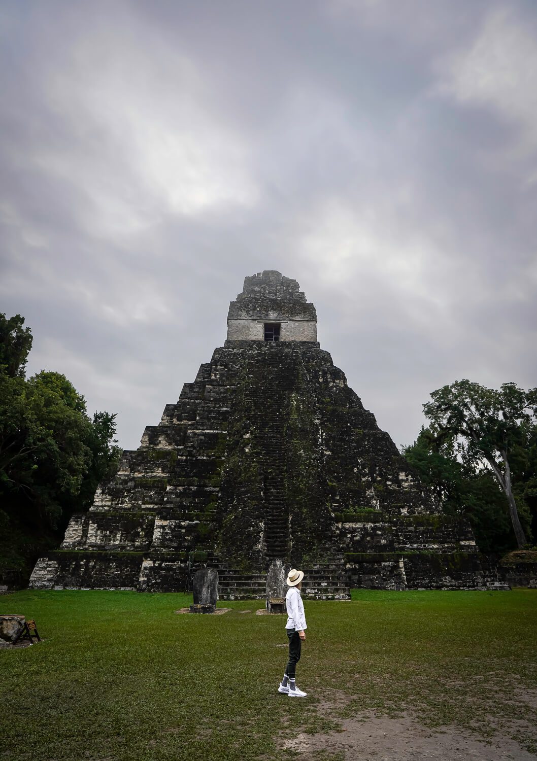 Standing in Tikal