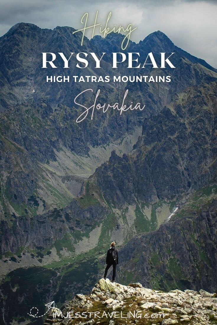 Hiking Mount Rysy in Slovakia